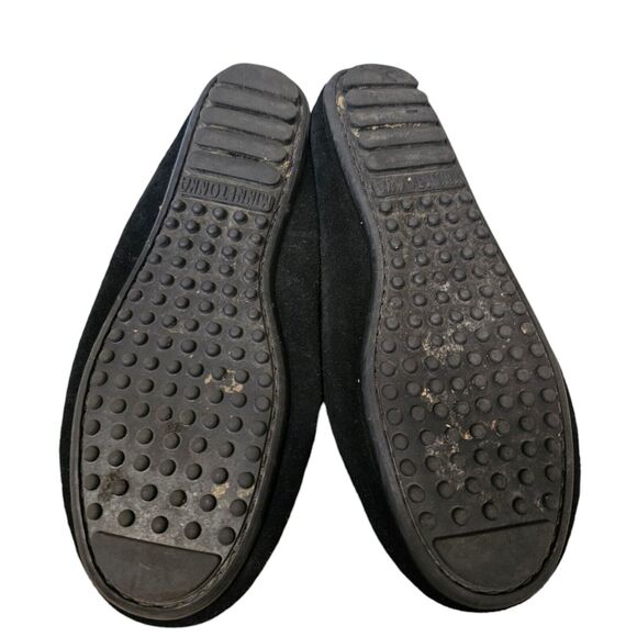 Minnetonka Leopard Kilty Moccasins Calf Hair Slip On 6.5 - Picture 4 of 5